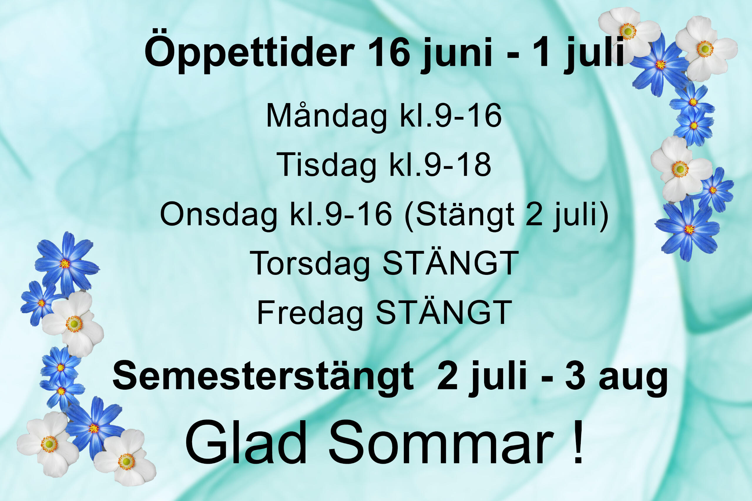 Öppettider